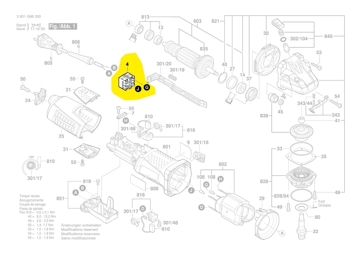 Interrupteur réf. 1 607 200 35A BOSCH